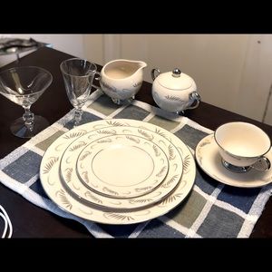 China and matching crystal.